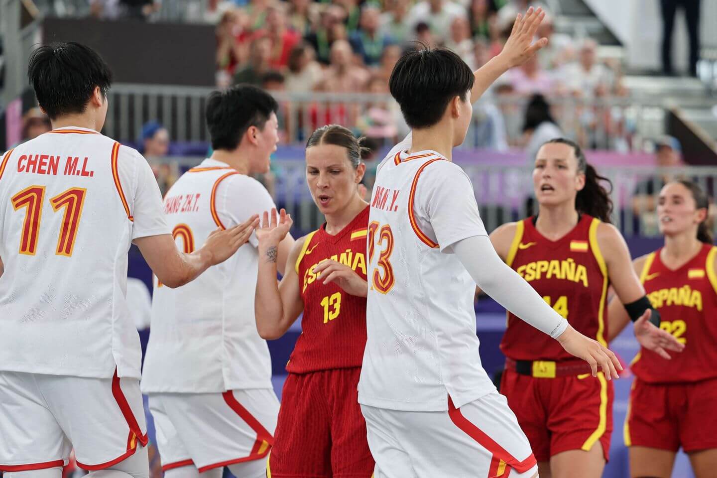 3x3 Basketball: China defeats Spain