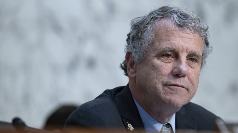 United States Senator Sherrod Brown (Democrat of Ohio), Chair, US Senate Committee on Banking, Housing, and Urban Affairs at a hearing with Chair of the Federal Reserve of the United States Jerome Powell for the Committee on Banking, Housing, and Urban Affairs to present "The Semiannual Monetary Policy Report to Congress" in the Hart Senate office building in Washington, D.C. on Wednesday, July 9, 2024.