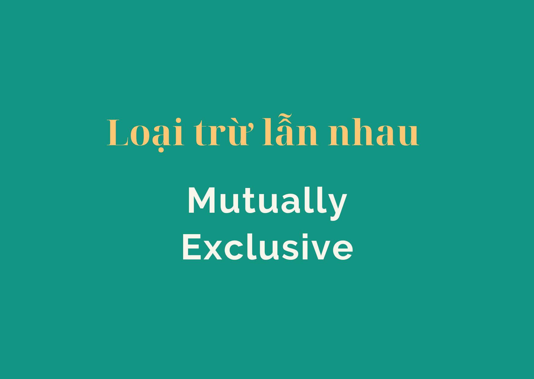 Loại trừ lẫn nhau