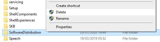 Xoa thu muc SoftwareDistribution 3.2