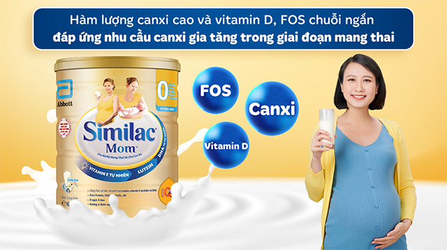 Công thức sữa bầu Similac Mom hương vani 900g được chứng minh lâm sàn