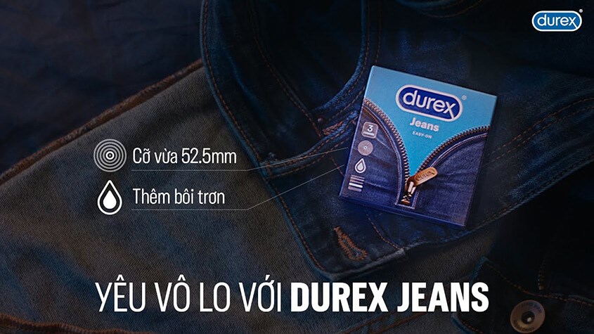 Durex Jeans có kích thước 52.5 cm