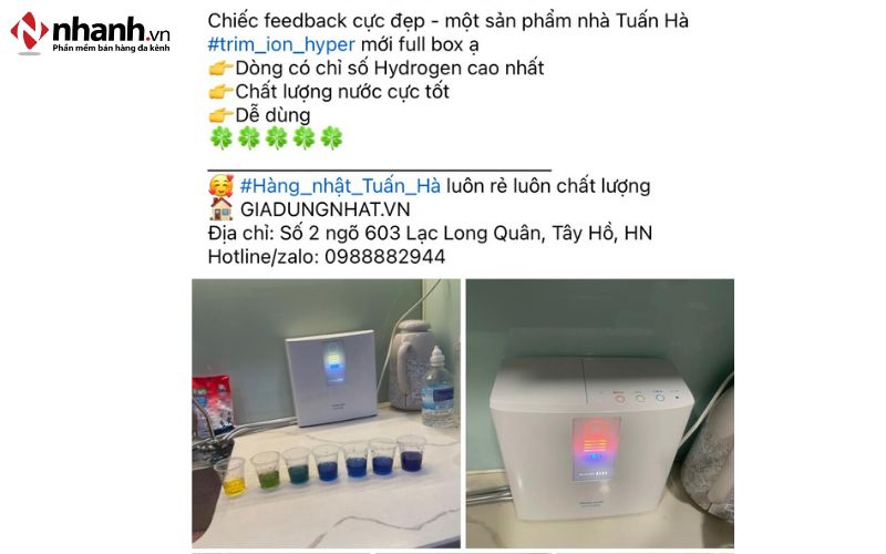 Mẫu content feedback cửa hàng điện thoại, điện máy 2