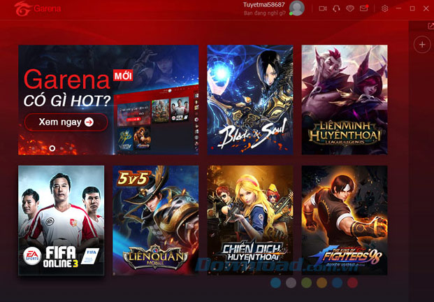 Tải Garena PC - Công cụ hỗ trợ chơi game trực tuyến miễn phí.