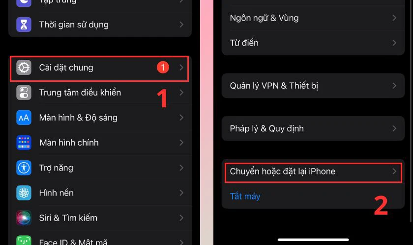 Tìm và chọn Cập nhật phần mềm