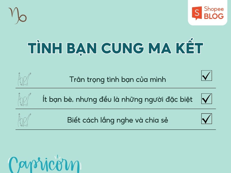 Tình bạn của Ma Kết tháng 1