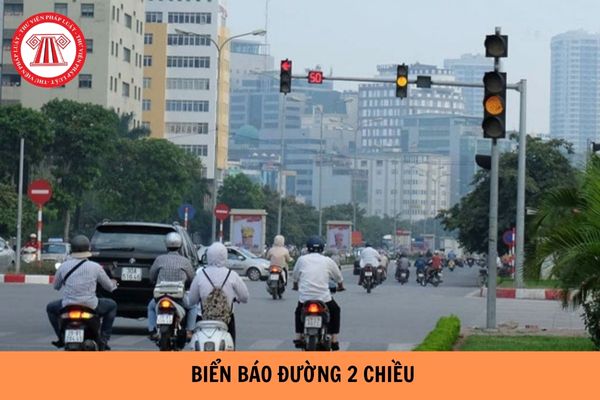 Biển báo đường hai chiều là biển nào?